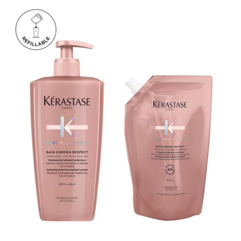 Chroma Absolu Respect Shampoo Refillable Duo