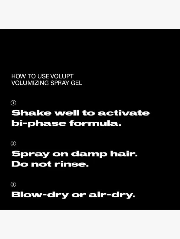 Volupt Max Volumizing Spray Gel 140mL